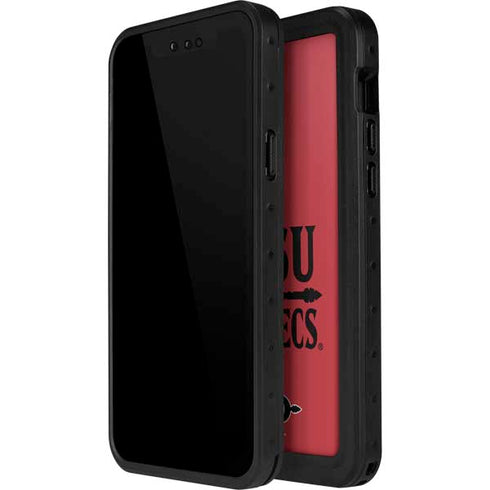 San Diego State University Aztecs Red iPhone 15 Plus Waterproof Case